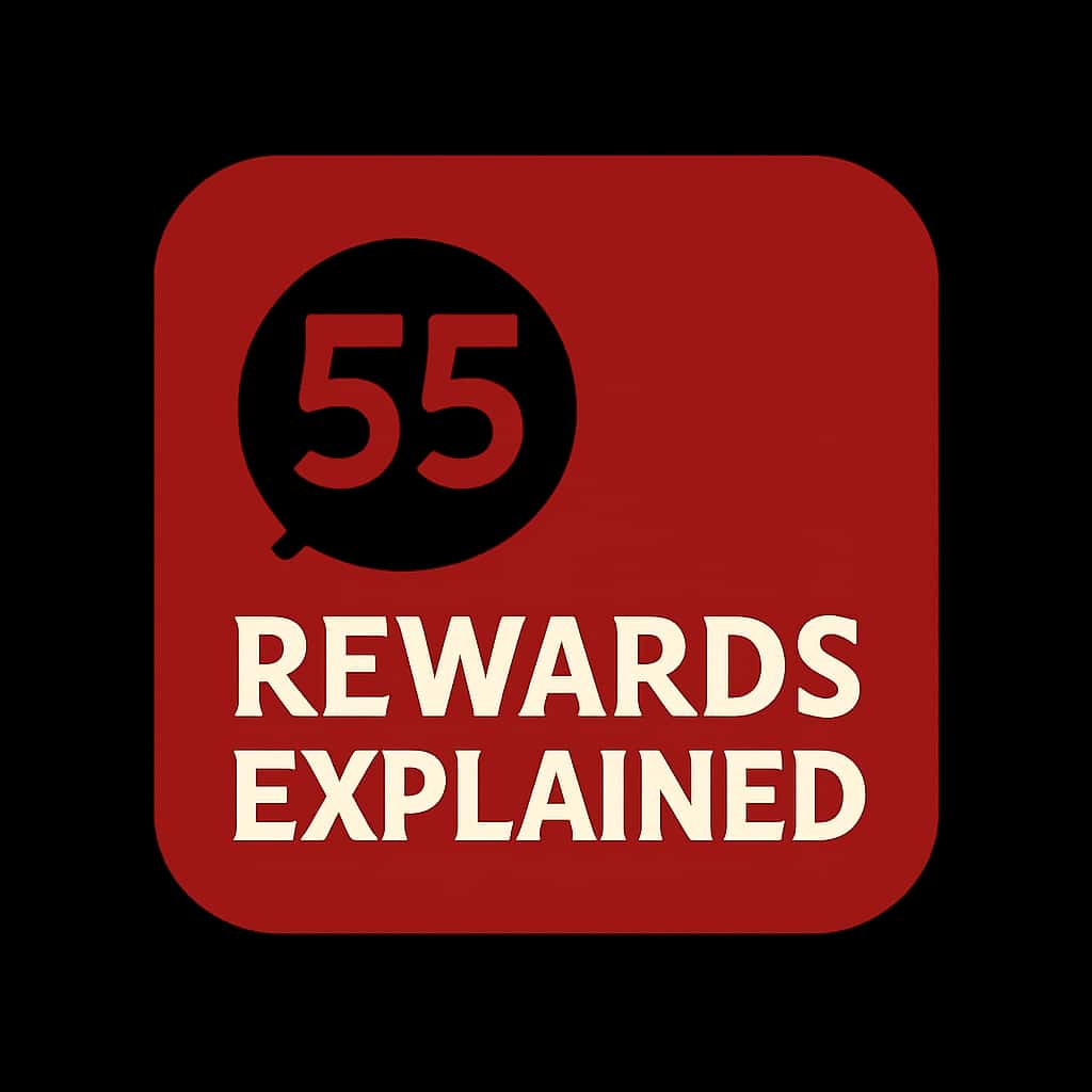 An icon representing the concept of rewards in 55 Game.