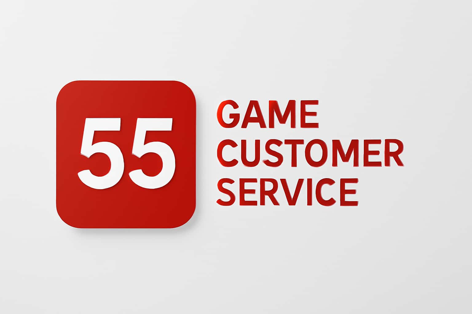 55 Game Customer Service Interface