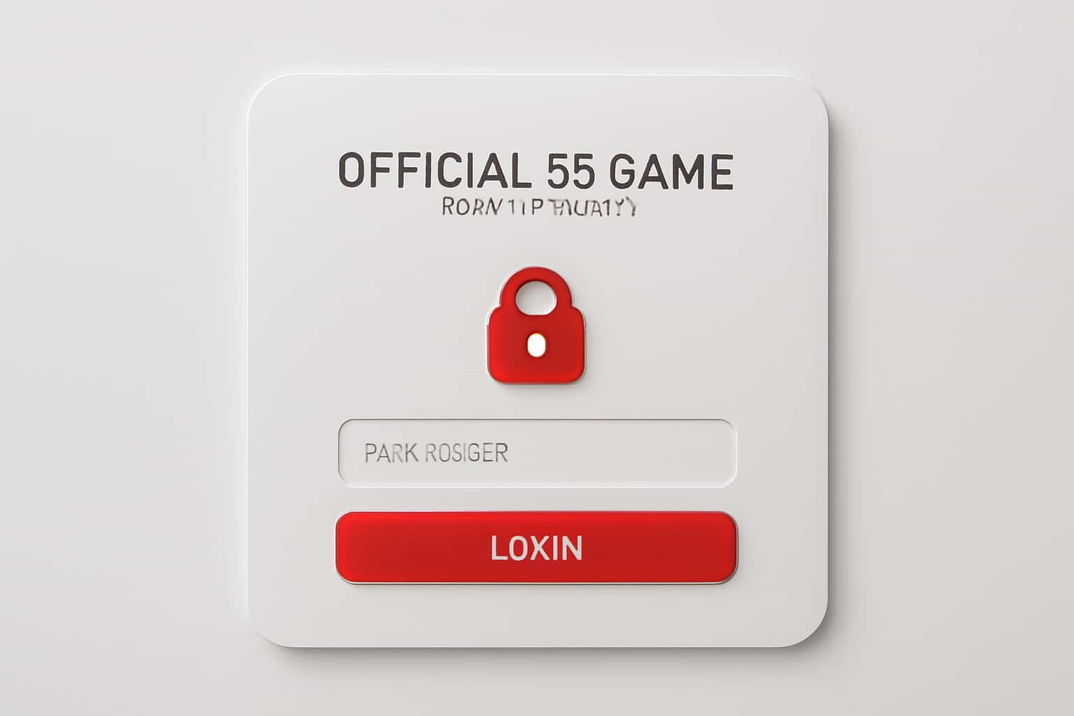 Official 55 Game Login Portal Interface